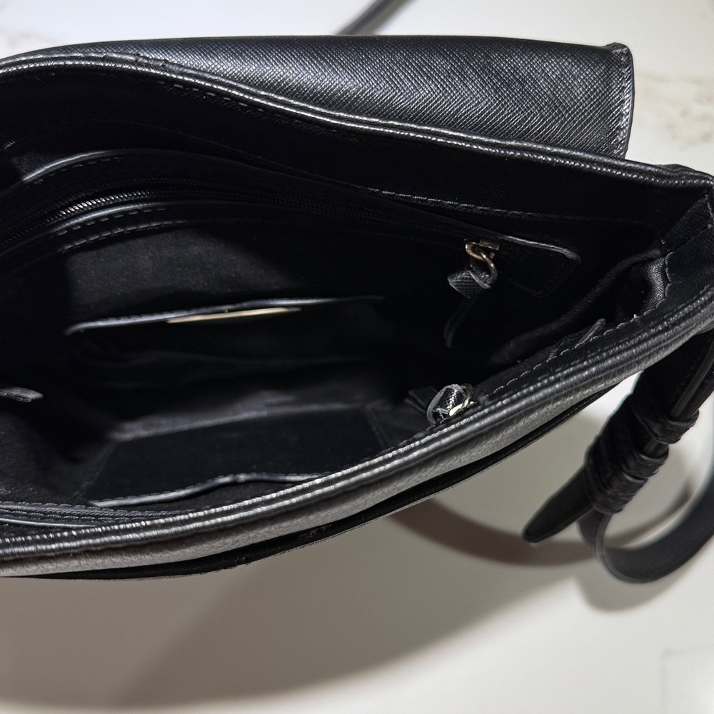 🥳🥳2 PIECE DKNY Set Leather Crossbody Bag & Wallet with storage bag, Black - Picture 15 of 16